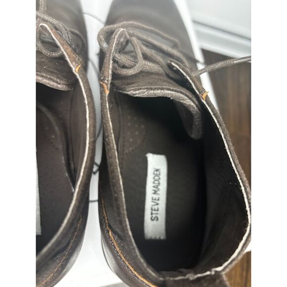 Steve Madden Men's Casual Boots BROWN - Brown Sonos Leather Boot - Men - Picture 9 of 13